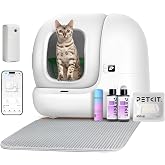 PETKIT PURA MAX 2 Kendi Kendini Temizleyen Kedi Kumu Tepsisi, &Ccedil;ok Kedili Kullanım i&ccedil;in Uygulama Kontrollu Otomatik Kedi Kumu 