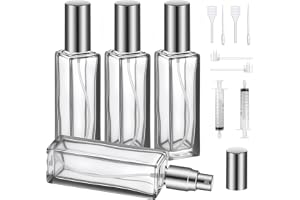 QMLING 4 stycken parfym fyllmedel 20 ml parfymsprejflaska med doseringsverktyg