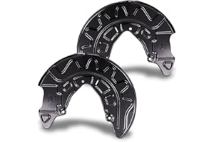 BESTPRICE 2x Ankerblech vorne links & rechts Spritzbelch Deckblech für Bremsscheibe