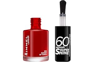Rimmel - Vernis à Ongles 60 Seconds Super Shine - Ultra Brillance et Longue Tenue - Séchage Rapide - 315 Queen of Tarts - 8ml