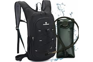 TTIAISHLE Hydration Pack Backpack with 2L BPA Free Water Bladder for Cycling Running Hiking Climbing Camping Racing skiing