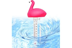 Shinybox Schwimmende Pool Thermometer, Schwimmende Wasserthermometer, Floating Pool Thermometer mit String, Schwimmbadthermometer, Wasser Temperatur Thermometer für Outdoor & Indoor Pools, Spas