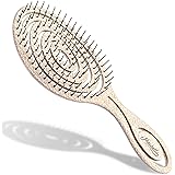Ninabella Bio Haarbürste ohne Ziepen für Damen, Herren & Kinder - Entwirrbürste auch für Locken & Lange Haare - Einzigartige 