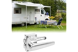BODYGAD Serratura A Leva Per Camper E Roulotte - Maniglia Per Porta Del Bagno In Lega Di Zinco - Per Wc, Barca