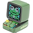 Divoom Ditoo Retro Pixel Art Bluetooth Speaker with Programmable RGB Led Screen, Gaming Gadget with Mechanical Keyboard, Also a Smart Alarm Clock (Green)