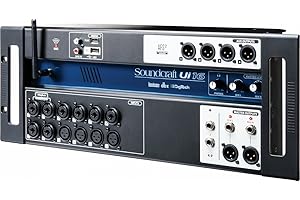 Soundcraft Ui12 Digitaler Mischer mit 12 Kanälen und Fernsteuerung, schwarz Kanal 16 16 Channel