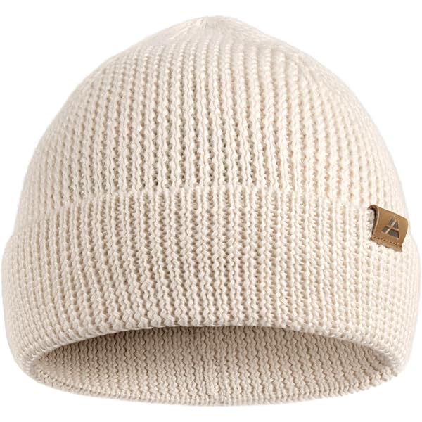 Zwillingsherz Bonnet D'hiver En Tricot épais 100 % Cachemire - Unisexe - Qualité Supérieure - Uni - Simple - Pour Femme Garçon Et Fille - Taille Unique - Cachemire - Chaud Et Doux Au Printemps