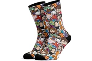 PERSONALAIZER Calcetín unisex de Harry Potter sin costuras y tejido Airsoft con diseño HP Charms Mix - Talla L