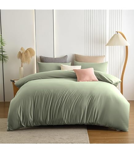 Soifox Beddengoed, 200 x 220 cm, grijs, beddengoedset van microvezel