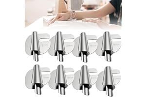 VICDUEKG 8 accessori per macchine da cucire, in acciaio inox, per cucire, orlo arrotolato, piedino, per la casa, cuciture magnetiche (8 pcs] 3 – 10 mm)