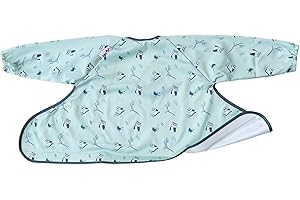 Tidy Tot®™ Bavoir Supplémentaire pour Kit Bavoir et Plateau. Bavoir Manches Longues à Fixer au Plateau Idéal Cadeau de Naissance pour L'alimentation des Bébés DME.