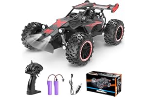 YABTF Samochód sterowany zdalnie, RC Auto 2,4 GHz, 1:18 20 km/h RC Buggy, samochód zabawowy offroad z światłem, naładowany 2WD RC Car dla dzieci ab 6 lat