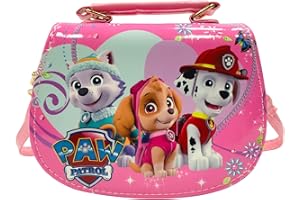 Newtic Dog Patrol Kinderhandtasche, Dog Patrol Kinder Umhängetasche, Dog Patrol Taschen für Mädchen, Mädchen süße Geldbörse, für Mädchen zum Ausgehen oder Reisen