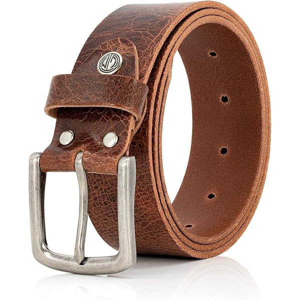 LINDENMANN Ledergürtel Herren – Rindleder, Bombiert, Bis 125 Cm Bundweite, Inkl. Stoffsäckchen