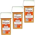 Waxee Compatible for Veet Easy Wax 50ml roll on Wax Replacement Roller Wax Cartridge Honey (3 x 50ml roll on Wax Cartridge)