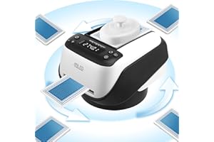 STRIXORN Distributore Automatico di Carte, Distributore Elettrico di Carte, Distributore di Carte Rotante a 360°, Macchina per L'invio di Carte Fino a 8 Giocatori, per Poker, UNO, Blackjack, Texas Hold'em