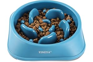 YINEYA Gamelle Anti Glouton, Gamelle Chien Anti Glouton, Accessoire pour Ralentir la Nourriture, Chien Grande Taille, Puzzle Labyrinthe pour Races Moyennes
