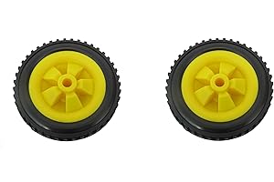 KetoPlastics Pair Of 146mm Trolley/Fishing Trolley/Wheels With Solid Tractor Tyre Made In UK