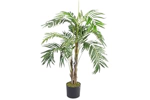 Leaf Duża sztuczna palma, mieszane materiały, zielona, 120 cm