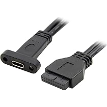 Adaptateur USB 3.0 Angle 90° Pour Carte Mère - Connecteur Mâle/femelle 19-20 Broches - Pour Montage PC Propre - 11