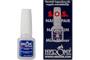 ‎HEROME Herome SOS Nagelkleber (SOS Nail Repair) - Reparatur Für Eingerissene Nägel - 10ml.