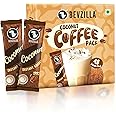 Bevzilla 48 Instant Coffee Powder Sachets (Coconut) - 96 Grams | Makes 48 Cups| 100% Arabica Coffee| Easy To Carry| Best For Espresso, Latte, Cappuccino|Enjoy Hot & Cold Coffee