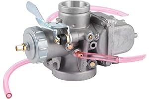BIGKING 34mm/1.3in Carburetor Carb 34-4 Carb Carburetor, Carburetor Motorcycle Accessory for Intake Pipe Pit, Round Slide VM34SC/VM34-168 42-6015