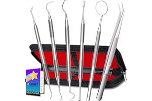 G.CATACC Igiene Dentale Kit per Tartaro Rimozione Pulizia Denti Kit per Cura Orale Domestico