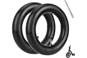 Sekepingo 2Pcs 10 Inch Inner Tubes Tires 10x2.5 Thicken Electric Scooter Tyre Replacement Rubber Tyre with Metal Tyre Stick Portable Installation for Electric Scooters, Gas Scooters, Pocket Bikes