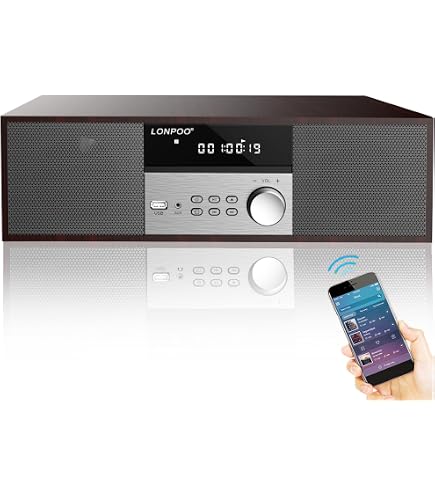 AUNA Stealth Base Connect – Soundbar Base Con 2x15W + 30W Sub, Radio Web/DAB+/FM, Bluetooth, AirMusic Control, Display LCD 2.8″, Nera