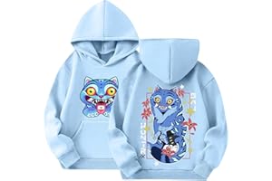 GENERIC Sweats à Capuche 𝙆𝙥𝙤𝙥 Demon Fille Garçon 𝙆𝙥𝙤𝙥 Demon Merch Imprimés Huntrix Huntr/X Rumi Mira Zoey Pull à Manches Longues Hauts Décontractés Hoodie Filles Mignon