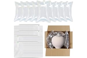 YSOOUA 100 Piezas Bolsa de Burbujas de Aire10 x 20cm Bolsa Hinchable Antipresión Cojín de burbujas de aire Material de embalaje para Envío Y Envasado