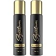 Signature Black Deodorant Floral Aromatic Long Lasting Fragrance for Women Combo Pack of 2 (70 ml x 2)