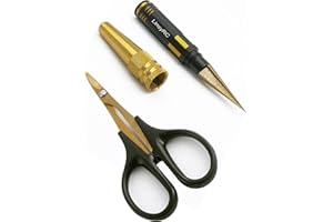 LINSYRC RC Car Body Reamer Repair Tool 0-14mm Hole Puncher with Sleeve and Curved Scissors Set for RC Car Body Shell Hobby Tools