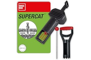 SWISSINNO Piège à campagnols Pro SuperCat avec Accessoires - Piège Efficace pour Rats des Champs et campagnols, Mécanisme breveté, Réutilisable - 1X Piège + 1X Accessoires