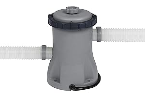 Bestway Flowclear™ Filterpumpe 1.249 l/h, Grau, Kunststoff