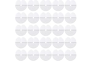 Molain Lot de 25 pochoirs de protection pour extensions de cheveux (échelle)