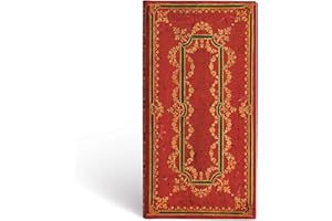 Paperblanks Diari a Copertina Rigida Fior di Ferro | Righe | Delgado (95 × 180 mm): Lined Slim