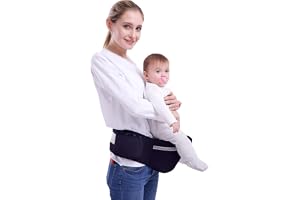 ThreeH Baby höftsitshållare 15 mm sittande kudde justerbart bä tre fickor bekväm midjepall BC27