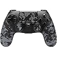 Nitho ADONIS Wireless Controller for PS4, PC, iOS & Android, PS5 (with PS4 Games Only), Gamepad Joystick with Dual Vibration | 6-Axis Motion Sensor | Touchpad | Built-in Speaker | 3.5 mm Jack - Camo