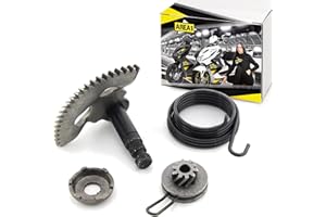 Area1 Kickstarter kit di riparazione (pignone/driver/molla) 50cc Cina 2 tempi scooter. Compatibile con Explorer Race GT50 Luxxon Rivero Mawi Tauris AGM (1E40QMB)