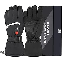 PEKWZIZ Gants Chauffants, 5V 6000mAh Électrique Rechargeable