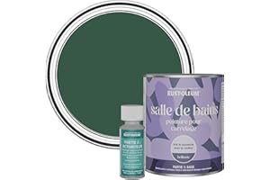 Rust-Oleum Green Water-Resistant Bathroom Tile Paint in Gloss Finish - The Pinewoods 750ml