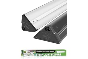 LUCKY HERP T5 UVB Lampe Terrarium, Reptilien UVA UVB Leuchtstoffröhre 39W, 30% UVA+10% UVB T5 UVB Kit für Schildkröte, Bartagame, Vögel, Schlangen, Eidechsen, Reptil