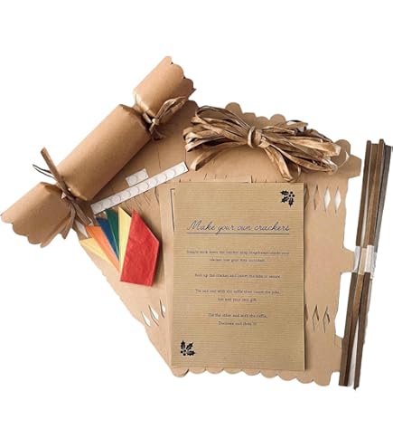 Watercolour Christmas Gonks | Cracker Making Craft Kit | Make & Fill Y