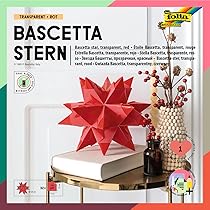 Folia Bascetta Christmas Ornament, Copper/White, 32 Sheets, 20 X 20 Cm, Finished Size Of The Paper Star Approx. 30 Cm, With Detailed Instructions-Ideal For Timeless Decoration - View #9