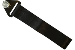 MSA Motorsportandaccessories© NYLON RACING TOW STRAPS BLACK RECOVERY JDM DRIFT TRACK RALLY CAR