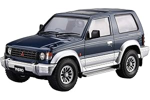 Aoshima 1991 Mitsubishi Pajero V24WG Matel Top Wide XR-II 1:24 Kit de construction 056974