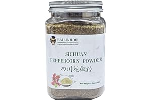 BAILINHOU Poudre de poivre du Sichuan 150 g, tofu Mapo et cuisine chinoise, grains de poivre du Szechuan rouges moulus Originaux importés de Chine.