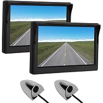 MINI MONITOR RETROMARCIA LCD TFT 3,5" A COLORI - Per Auto E Camper | Sistema A Scomparsa